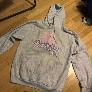 Peppa Pig Thrasher Sweatshirt Size Medium